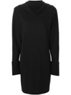 Versace Vintage Long Sleeve Knitted Dress, Women's, Size: 48, Black