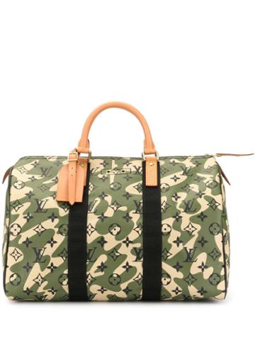 Louis Vuitton Pre-owned Speedy 35 Camouflage Monogram Holdall - Green
