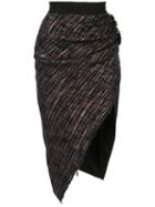 Maticevski Asymmetric Pencil Skirt - Black