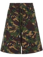 Off-white Camouflage Diagonal Print Shorts - Unavailable