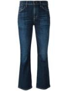 Citizens Of Humanity Cropped Flared Jeans, Women's, Size: 24, Blue, Cotton/polyurethane