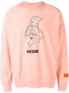 Heron Preston Open Sesame Printed Sweatshirt - Pink