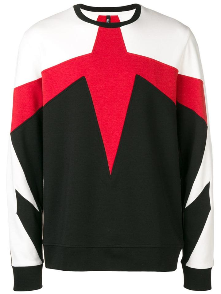 Neil Barrett Colour Block Sweatshirt - Blue