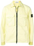 Stone Island Zipped Jacket - Yellow