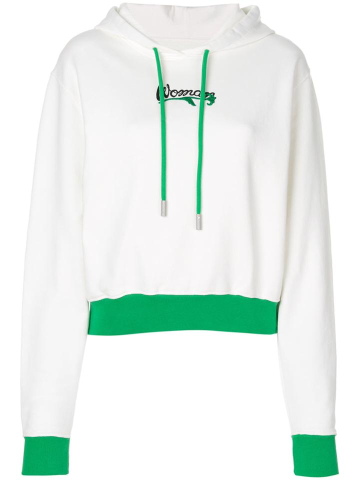 Off-white Woman Embroidered Hoodie