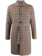 Circolo 1901 Houndstooth Pattern Coat - Green