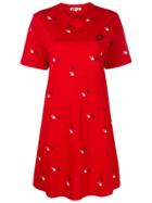 Mcq Alexander Mcqueen Swallow Twins T-shirt Dress - Red