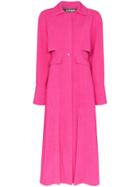 Jacquemus Button Midi Coat Dress - Pink