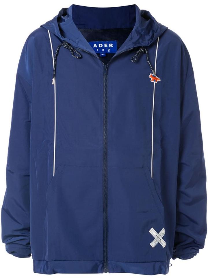 Ader Error Maison Kitsuné X Ader Error Zip-up Hoodie - Blue