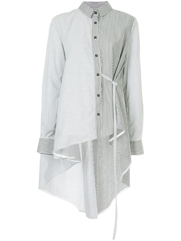 Taylor Striped Fitted Shirt - Black