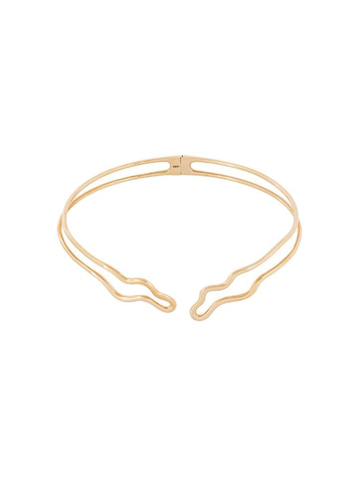 Eshvi 'lava' Choker, Women's, Metallic