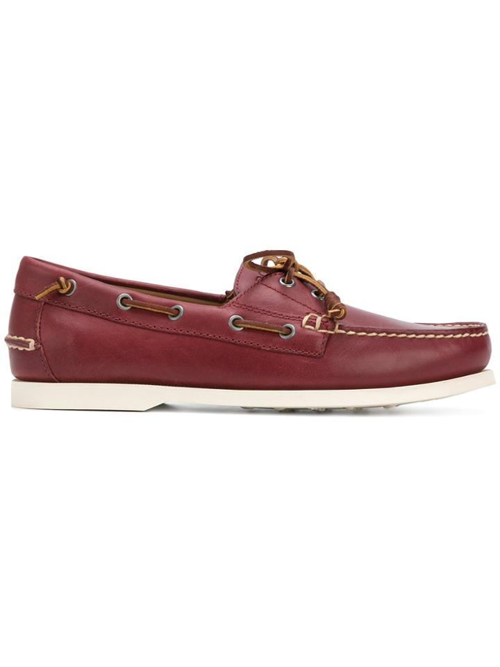 Polo Ralph Lauren Lace Detail Loafers - Red