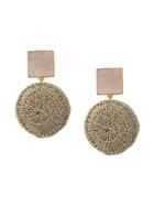 Lizzie Fortunato Jewels Woven Basket Earrings - Gold
