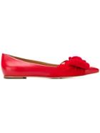 Tory Burch Flat Ballerina Shoes - Red