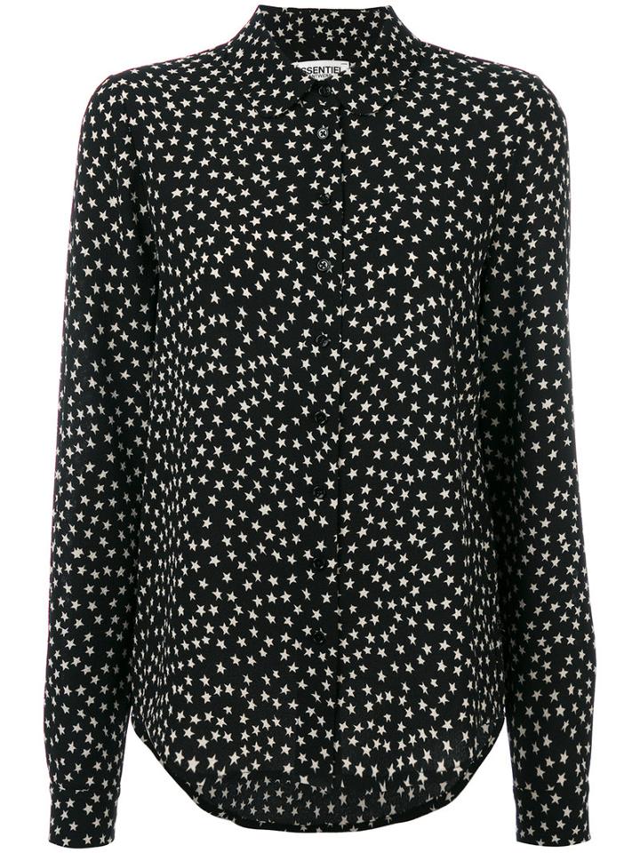 Essentiel Antwerp - Ordell Blouse - Women - Polyester/spandex/elastane - 36, Black, Polyester/spandex/elastane
