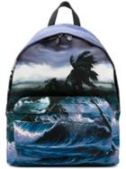 Givenchy Ocean Printed Backpack - Blue