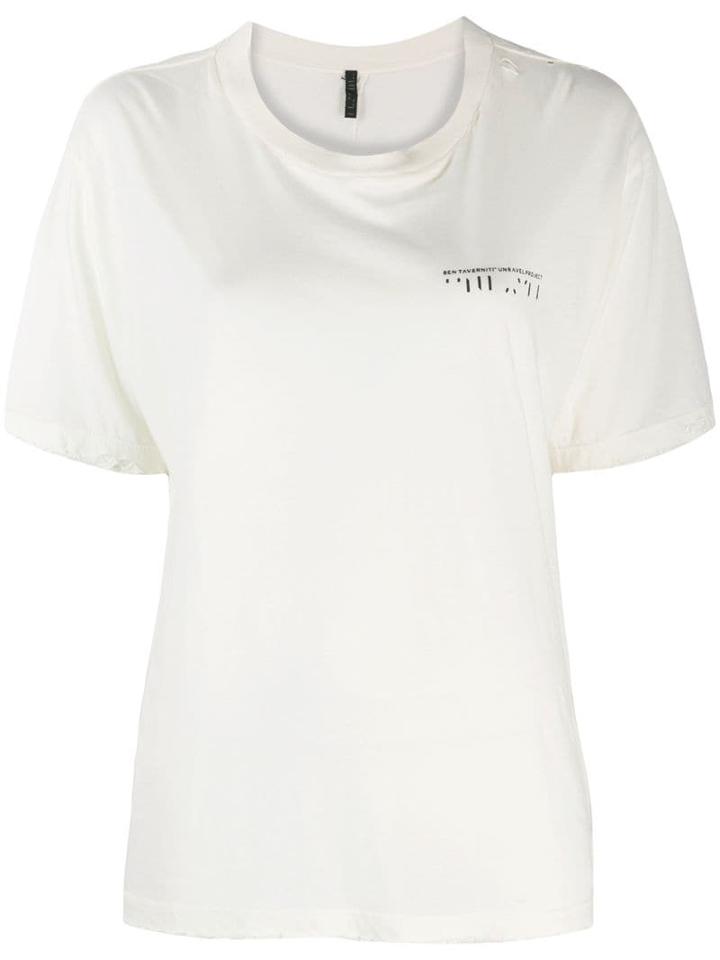Unravel Project Logo T-shirt - White