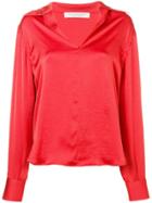 Philosophy Di Lorenzo Serafini Open Neck Blouse - Red