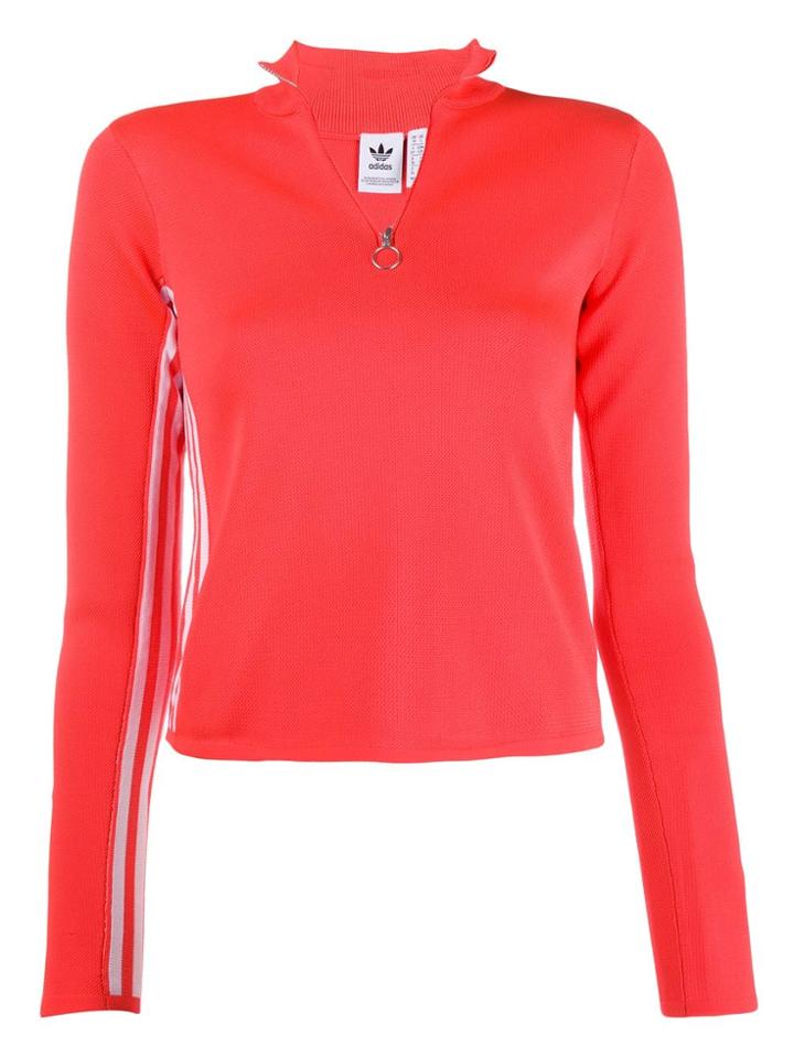 Adidas Zipped Sweatshirt - Brired/rouvif