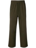 Han Kj0benhavn Embroidered Logo Trousers - Green