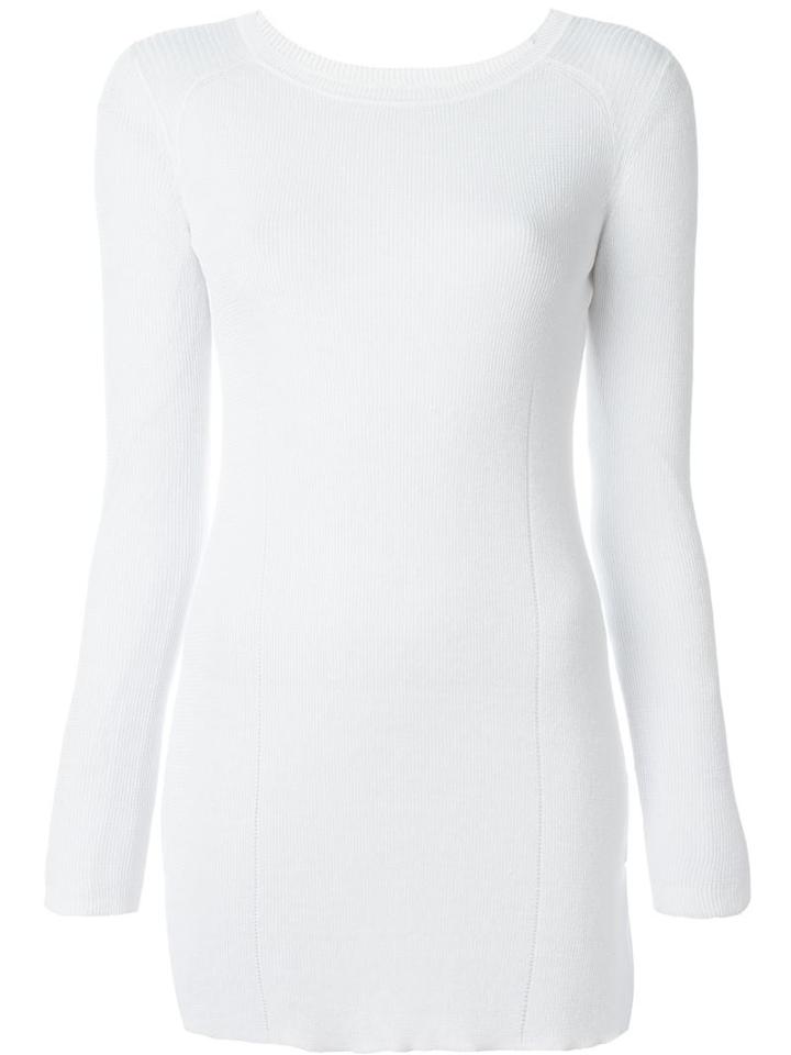 Isabel Marant Ribbed Jumper, Women's, Size: 38, White, Linen/flax/polyamide