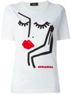 Dsquared2 Abstract Face Print T-shirt