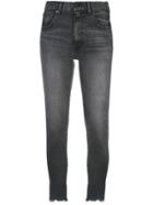 Moussy Vintage Faded Skinny Jeans - Grey