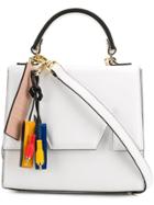 Msgm Small M Handbag - White