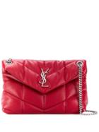 Saint Laurent Loulou Quilted Small Shoulder Bag - Red