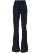 Tufi Duek Pied De Poule Print Flared Trousers - Vd14