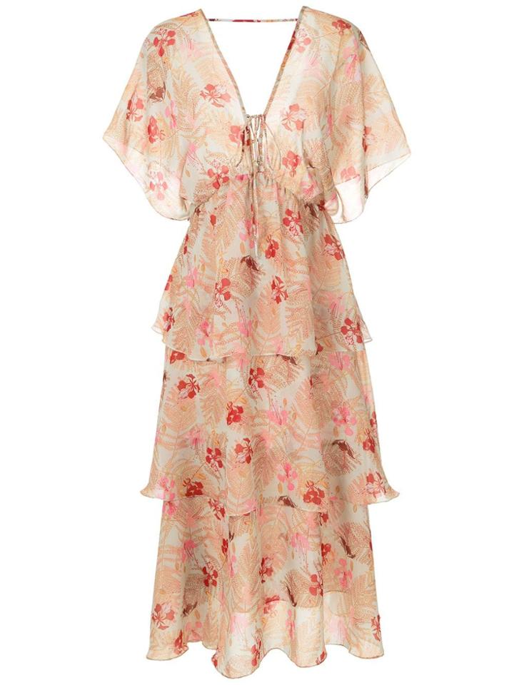 Clube Bossa Cunnini Printed Midi Dress - Neutrals