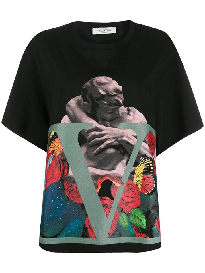 Valentino X Undercover Kiss Vlogo T-shirt - Black