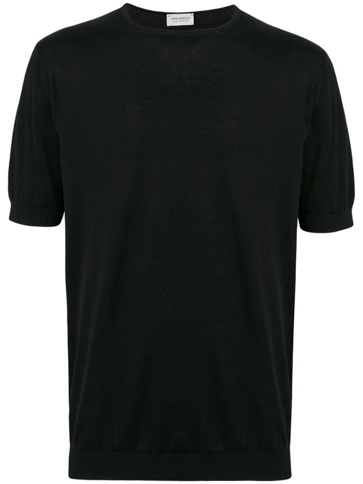 John Smedley Basic T-shirt - Black