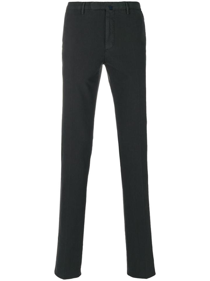 Incotex Slim Fit Trousers - Black