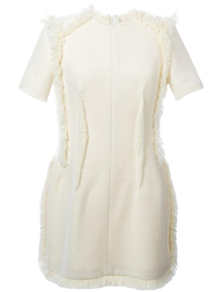 Lanvin Fringe Detail Fitted Dress