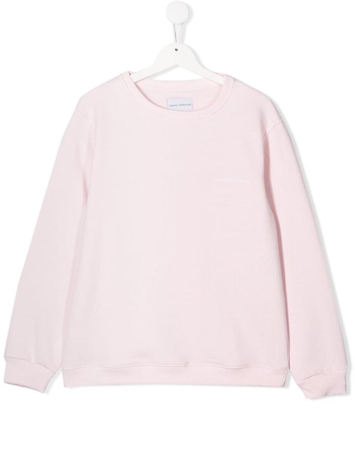Chiara Ferragni Kids Embroidered Eye Sweater - Pink
