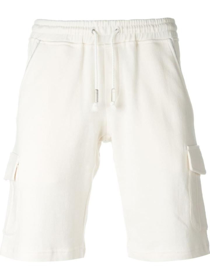 Eleventy Track Shorts, Men's, Size: Xxl, Nude/neutrals, Cotton/linen/flax