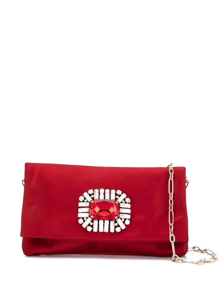 Jimmy Choo Titania Clutch - Red