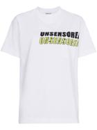 Ambush Printed Cotton T Shirt - White