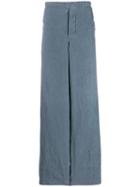 Giorgio Armani Pre-owned 1990s Wide Leg Trousers - Blue