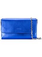 Casadei - Shoulder Bag - Women - Satin/kid Leather - One Size, Blue, Satin/kid Leather