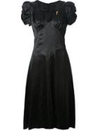 Biba Ruched Sleeve Dress