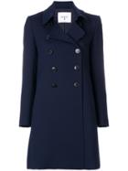 Dondup Double-breasted Midi Coat - Blue