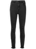 J Brand Leenah Skinny Fit Trousers - Black