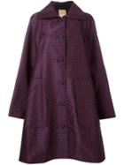 Pascal Millet Floral Embellished Sleeveless Coat, Women's, Size: Medium, Blue, Silk/cotton/spandex/elastane