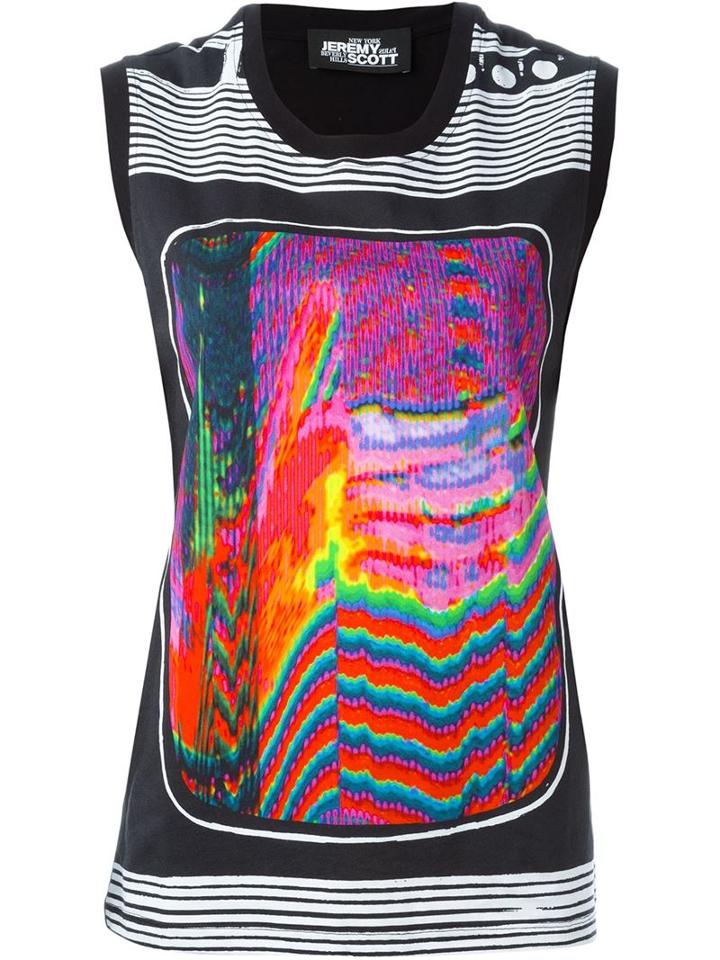 Jeremy Scott Tv Screen Print Tank