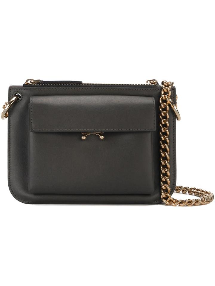 Marni Double Compartment Shoulder Bag