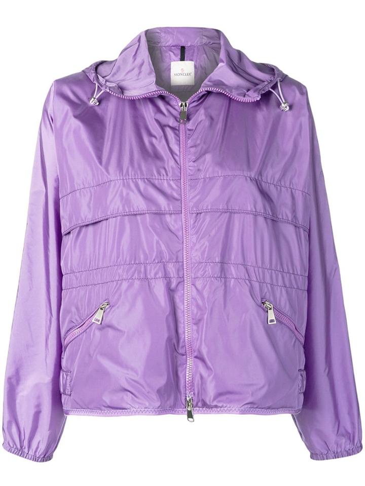 Moncler Hooded Jacket - Purple