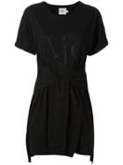 Aje Logo Print T-shirt Dress - Black