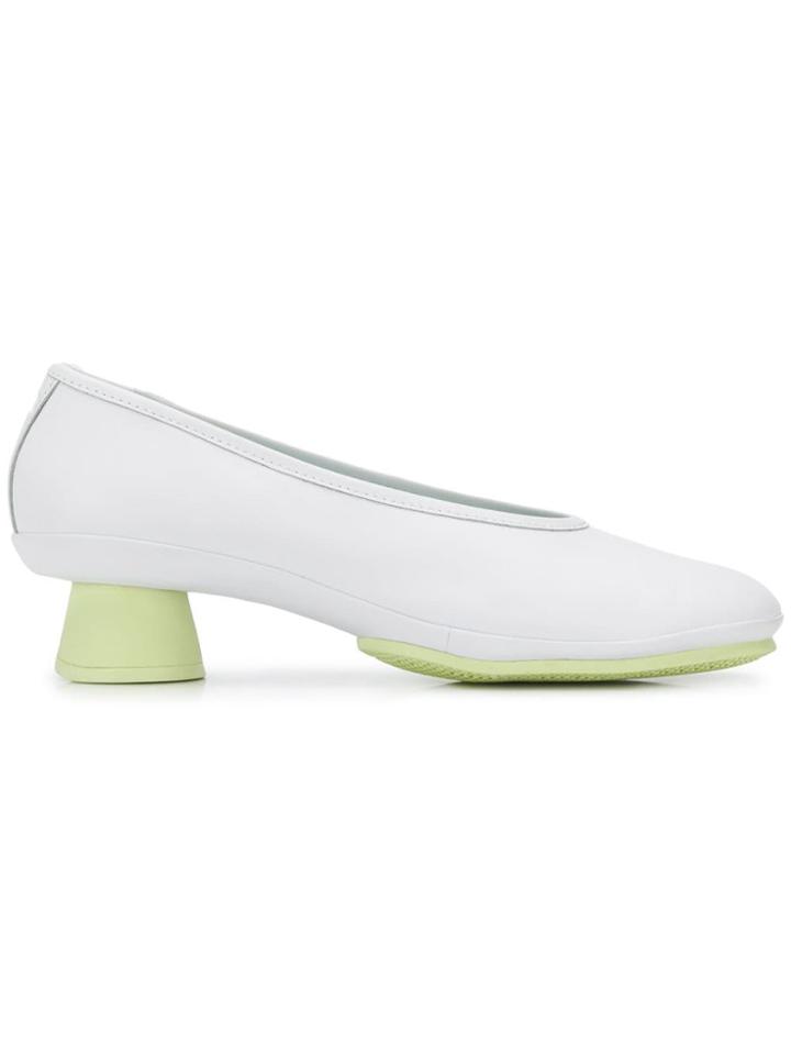 Camper Alright Heel Pumps - White